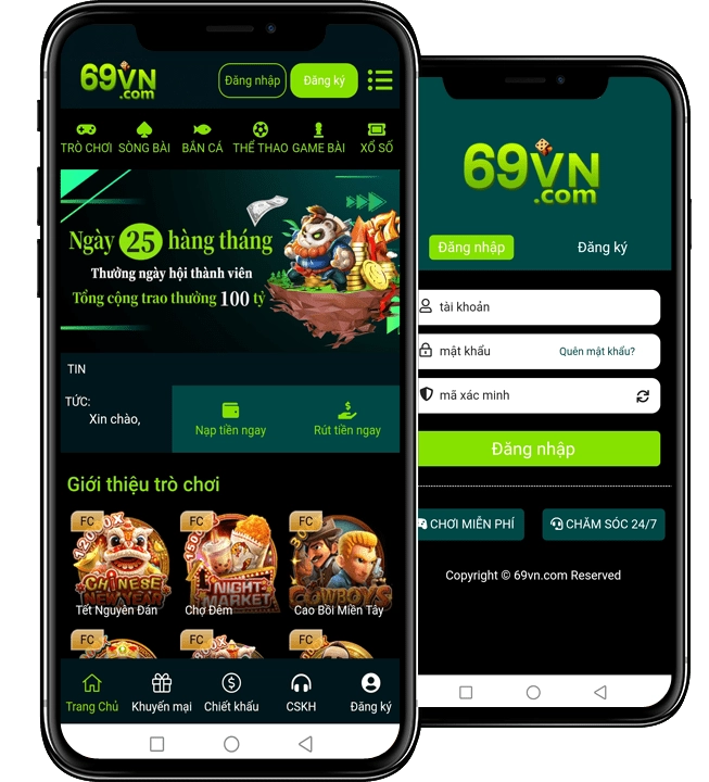 Giao diện di động 69VN